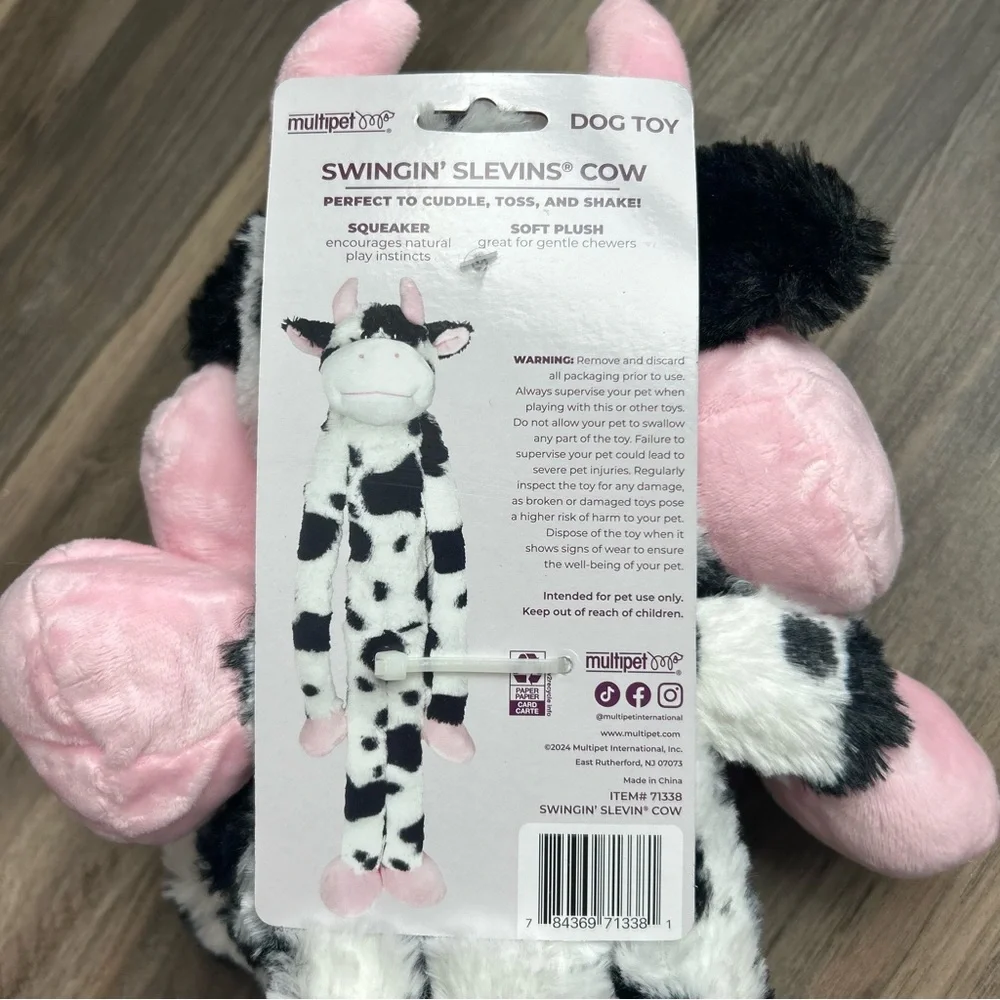 NWT Multipet Swingin’ Slevins Dog Toy